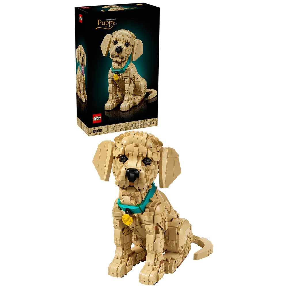 LEGO Icons: Catelus - Golden Retriever 11384, 18 ani+, 2102 piese