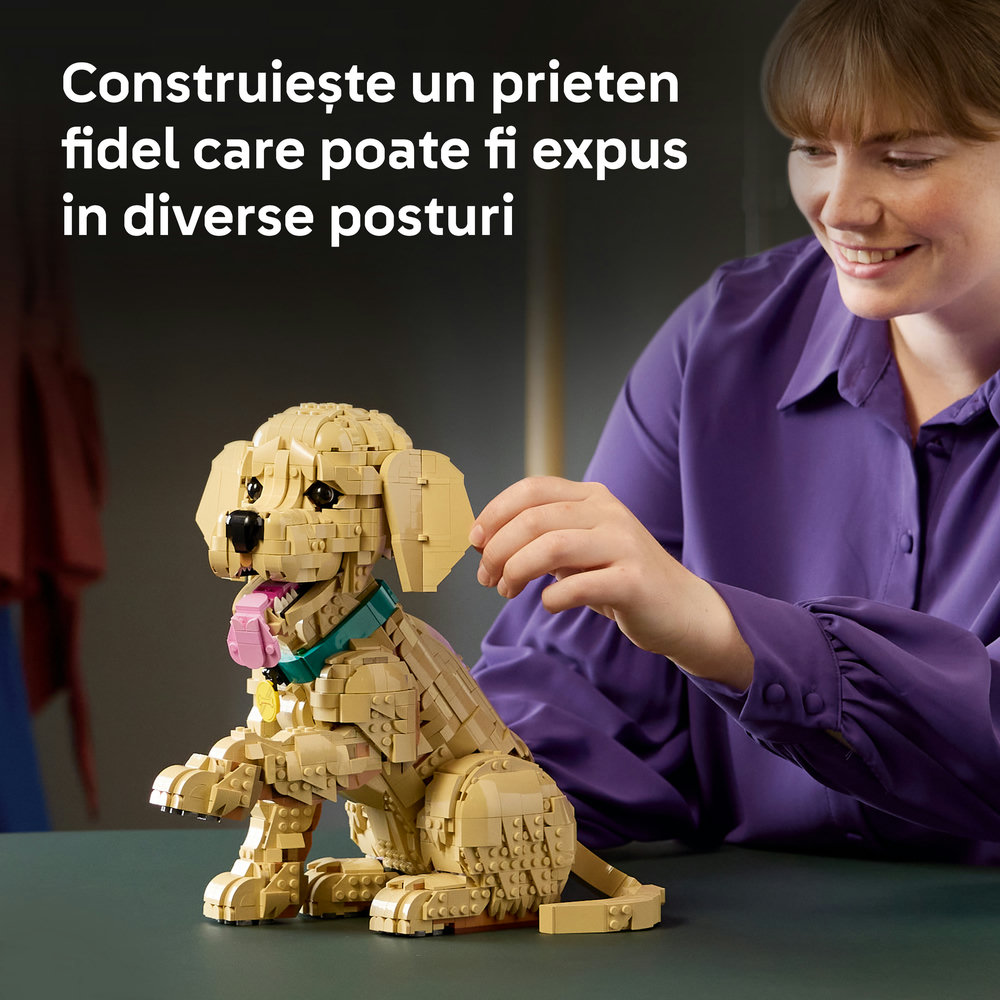 LEGO Icons: Catelus - Golden Retriever 11384, 18 ani+, 2102 piese
