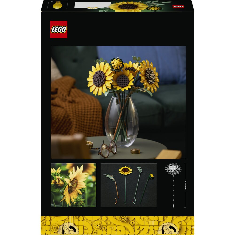 LEGO Botanicals: Buchet de florile-soarelui 11502, 18 ani+, 686 piese