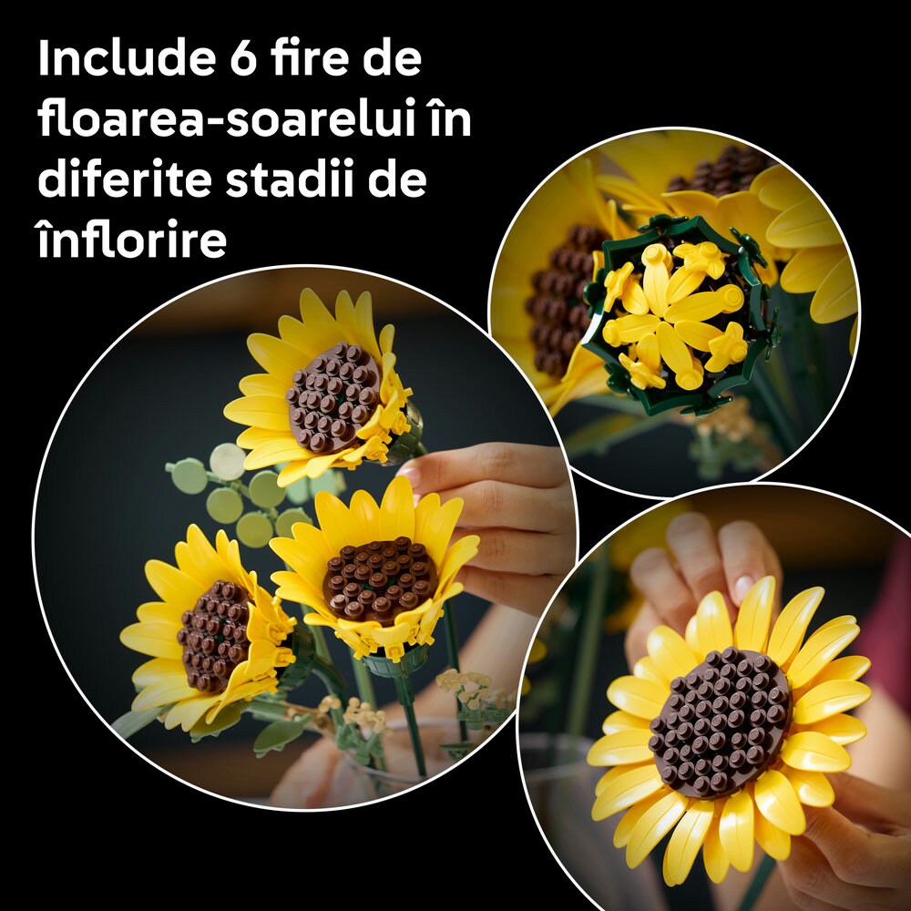 LEGO Botanicals: Buchet de florile-soarelui 11502, 18 ani+, 686 piese
