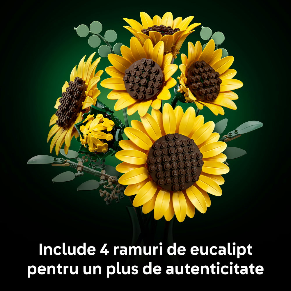 LEGO Botanicals: Buchet de florile-soarelui 11502, 18 ani+, 686 piese
