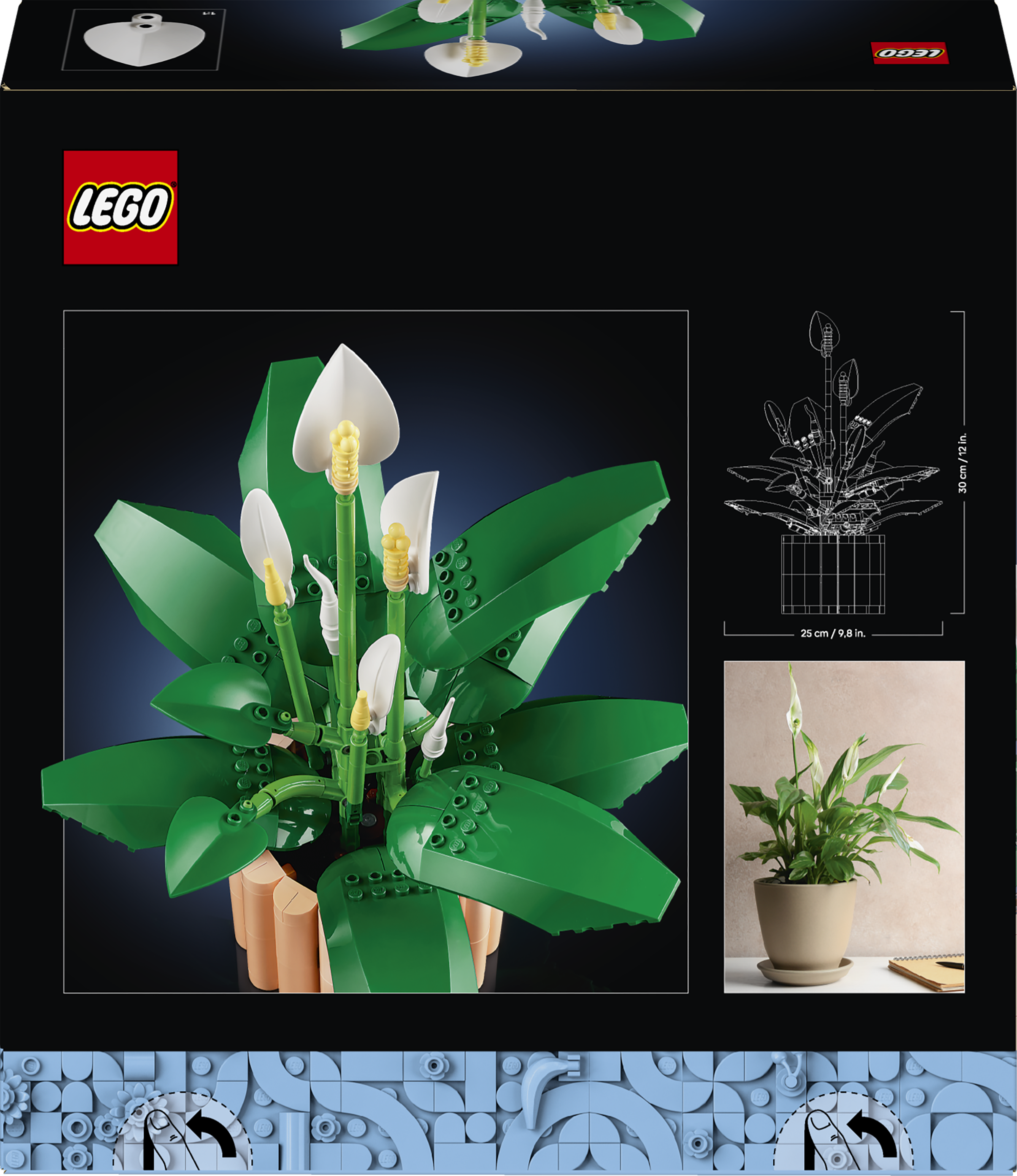 LEGO Botanicals: Crinul pacii 11504, 18 ani+, 474 piese