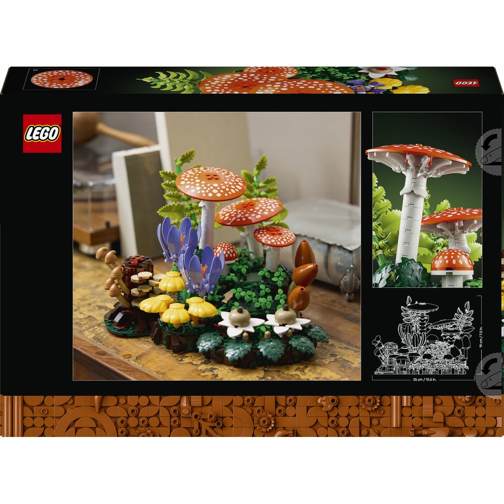 LEGO Botanicals: Ciuperci de padure 11505, 18 ani+, 806 piese