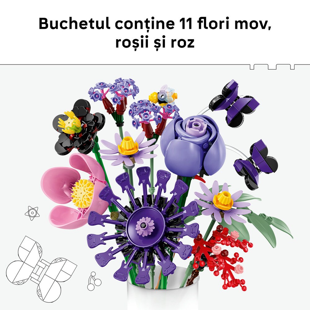 LEGO Botanicals: Buchetul de flori al Oliviei Rodrigo 11507, 9 ani+, 400 piese