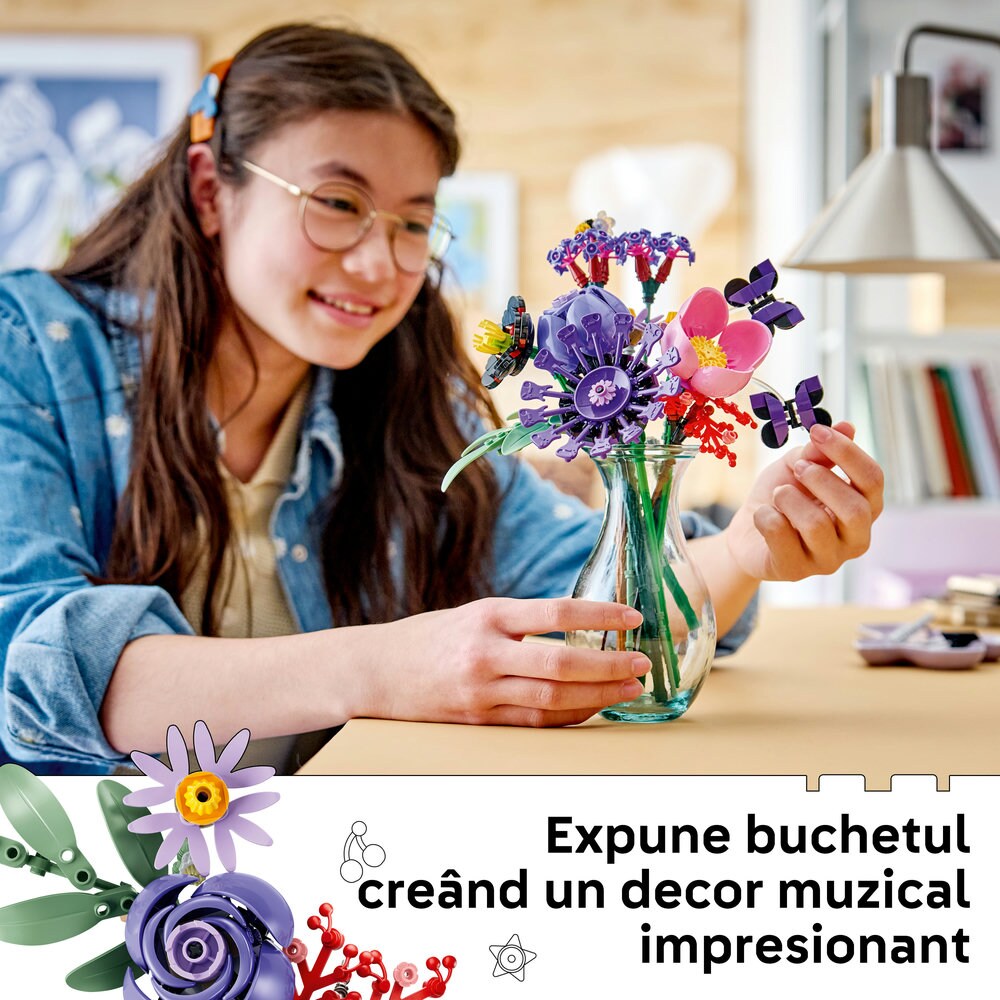 LEGO Botanicals: Buchetul de flori al Oliviei Rodrigo 11507, 9 ani+, 400 piese