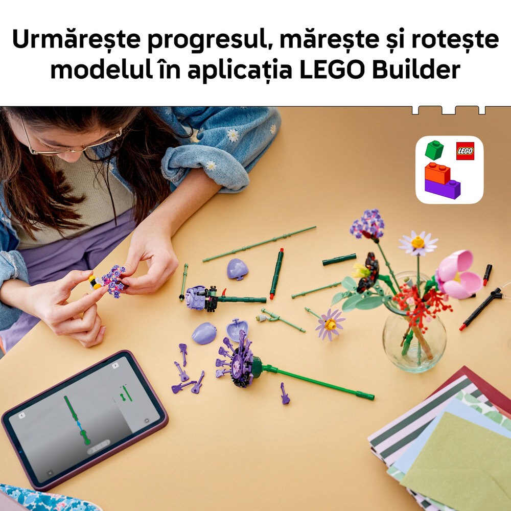 LEGO Botanicals: Buchetul de flori al Oliviei Rodrigo 11507, 9 ani+, 400 piese