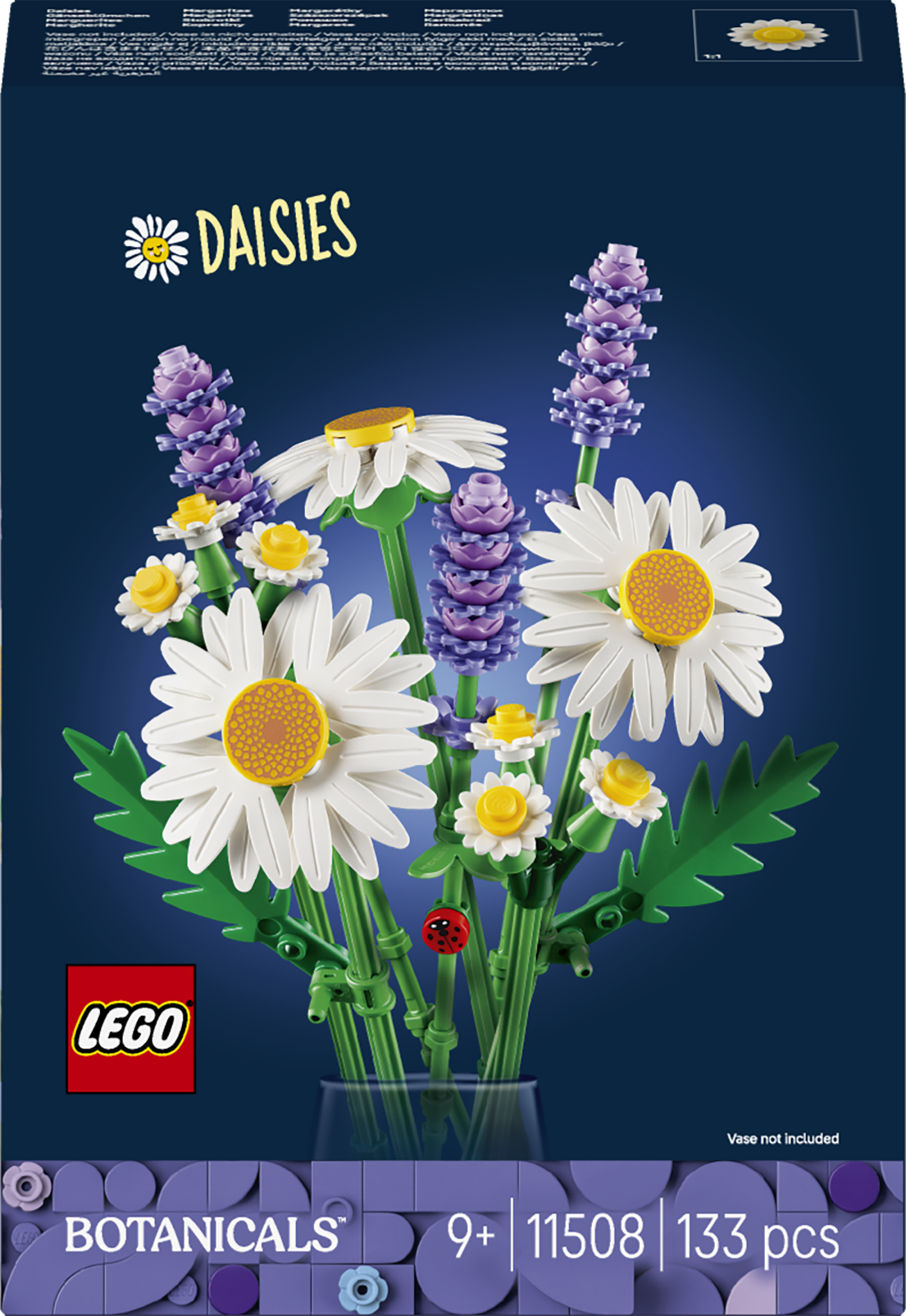 LEGO Botanicals: Margarete 11508, 9 ani+, 133 piese