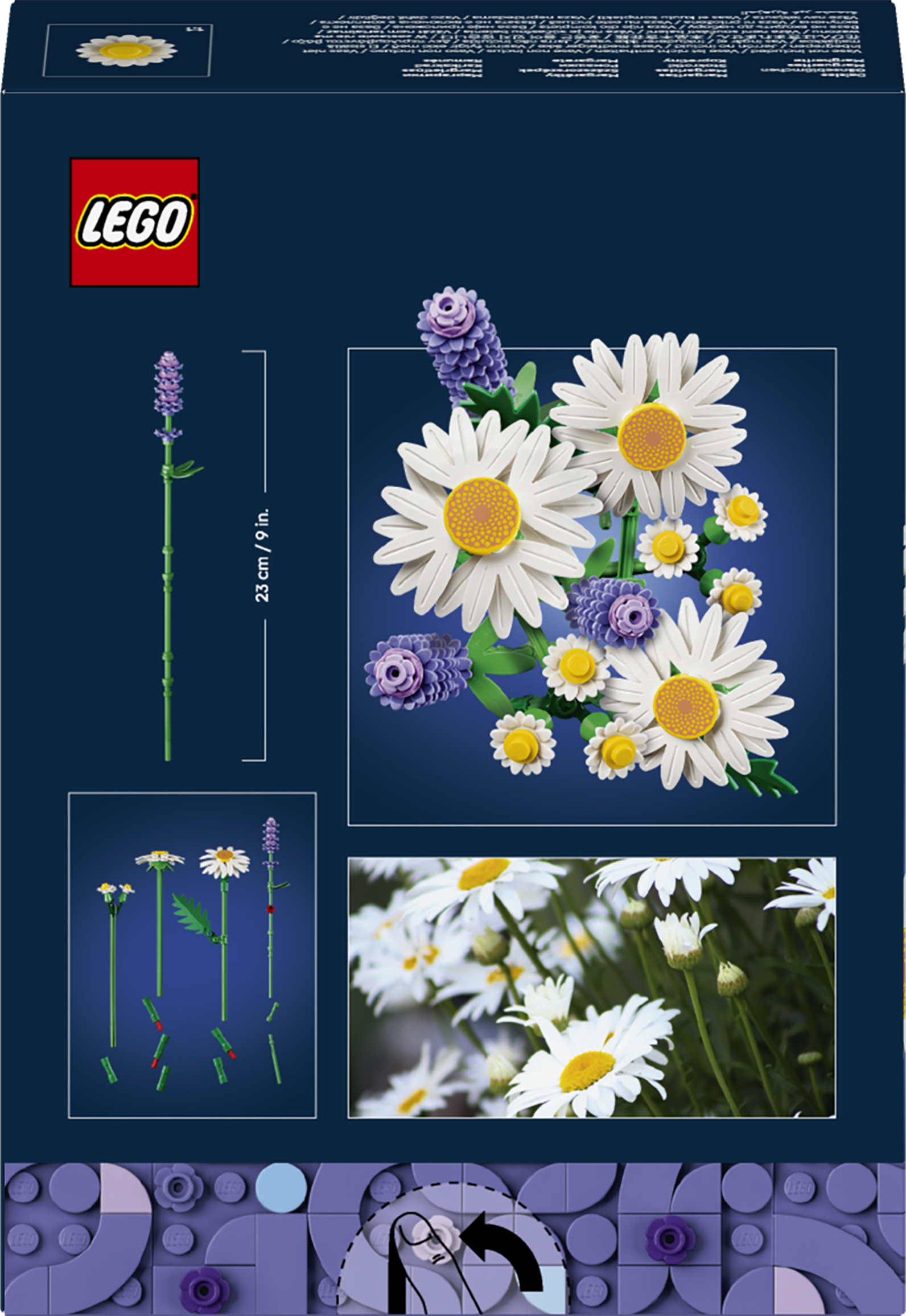 LEGO Botanicals: Margarete 11508, 9 ani+, 133 piese
