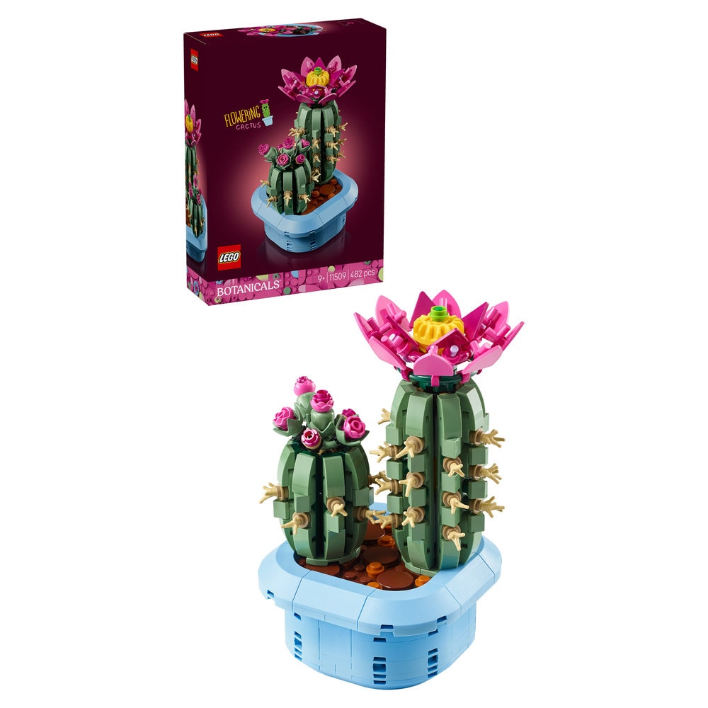 LEGO Botanicals: Cactus inflorit 11509, 9 ani+, 482 piese