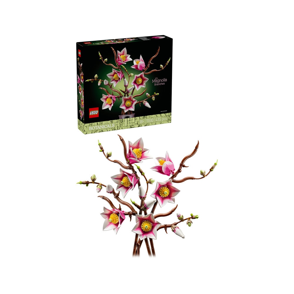 LEGO Botanicals: Crengute de magnolie 11510, 18 ani+, 435 piese