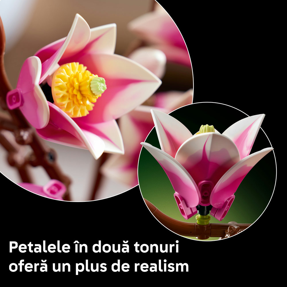 LEGO Botanicals: Crengute de magnolie 11510, 18 ani+, 435 piese