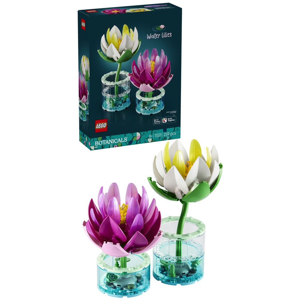 LEGO Botanicals: Nuferi 11511, 9 ani+, 259 piese