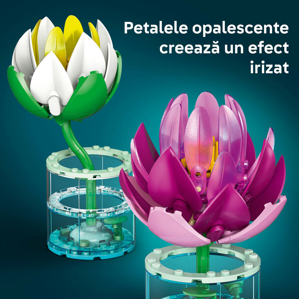 LEGO Botanicals: Nuferi 11511, 9 ani+, 259 piese