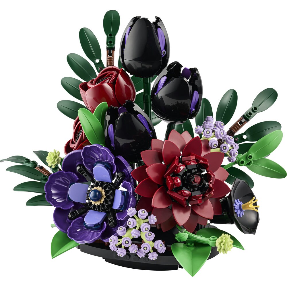 LEGO Botanicals: Aranjament cu flori de culoare inchisa 11513, 18 ani+, 562 piese