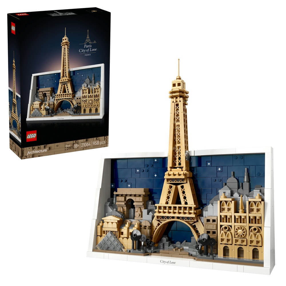 LEGO Architecture: Paris - Orasul iubirii 21064, 18 ani+, 958 piese