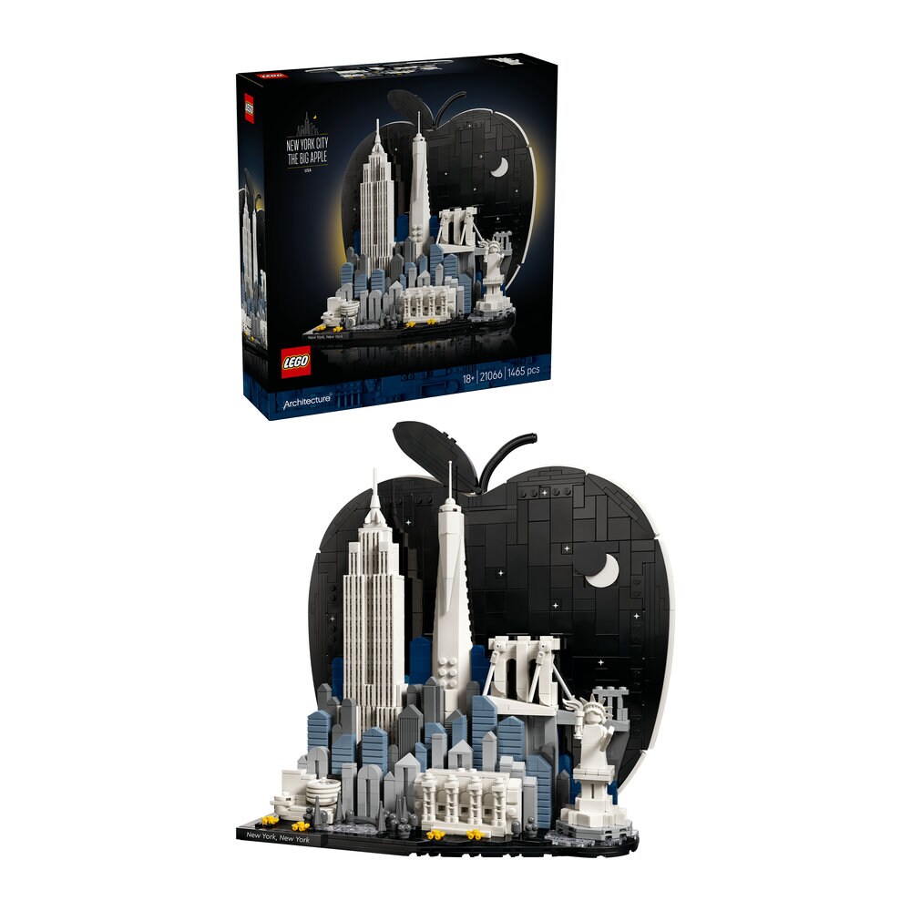 LEGO Architecture: New York City  The Big Apple 21066, 18 ani+, 1465 piese
