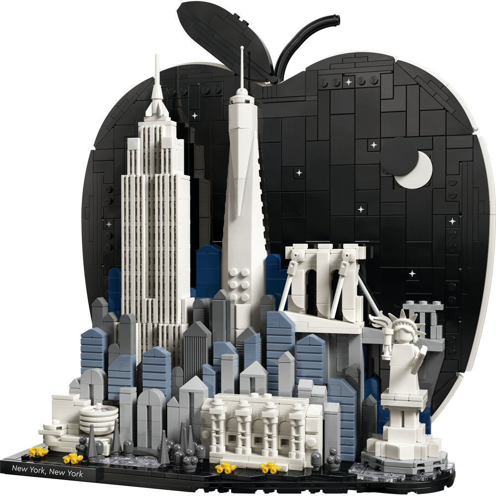 LEGO Architecture: New York City  The Big Apple 21066, 18 ani+, 1465 piese
