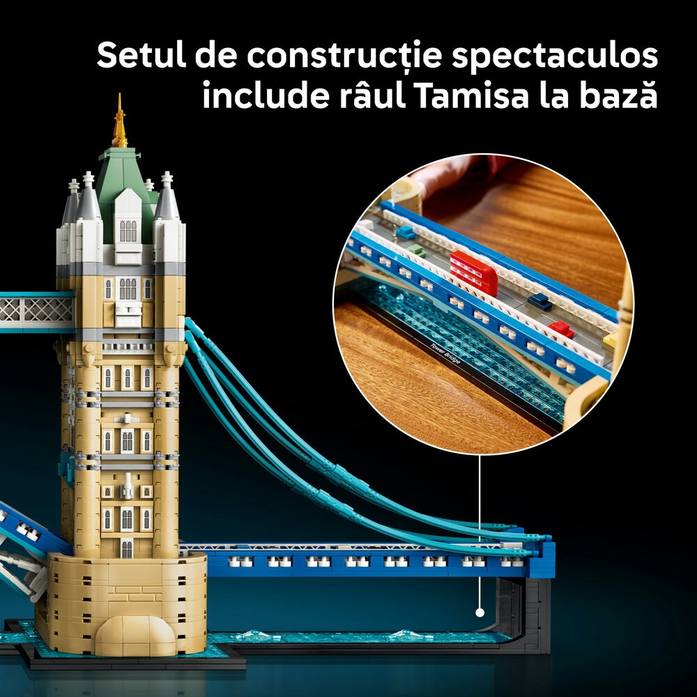 LEGO Architecture: Podul Turnului 21067, 18 ani+, 3745 piese