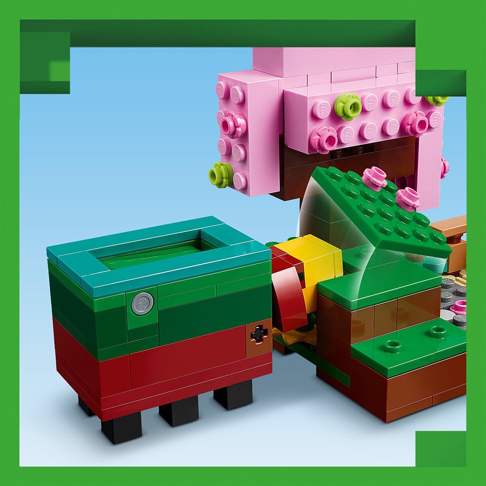 LEGO Minecraft: Gradina cu ciresi infloriti 21260, 8 ani+, 304 piese