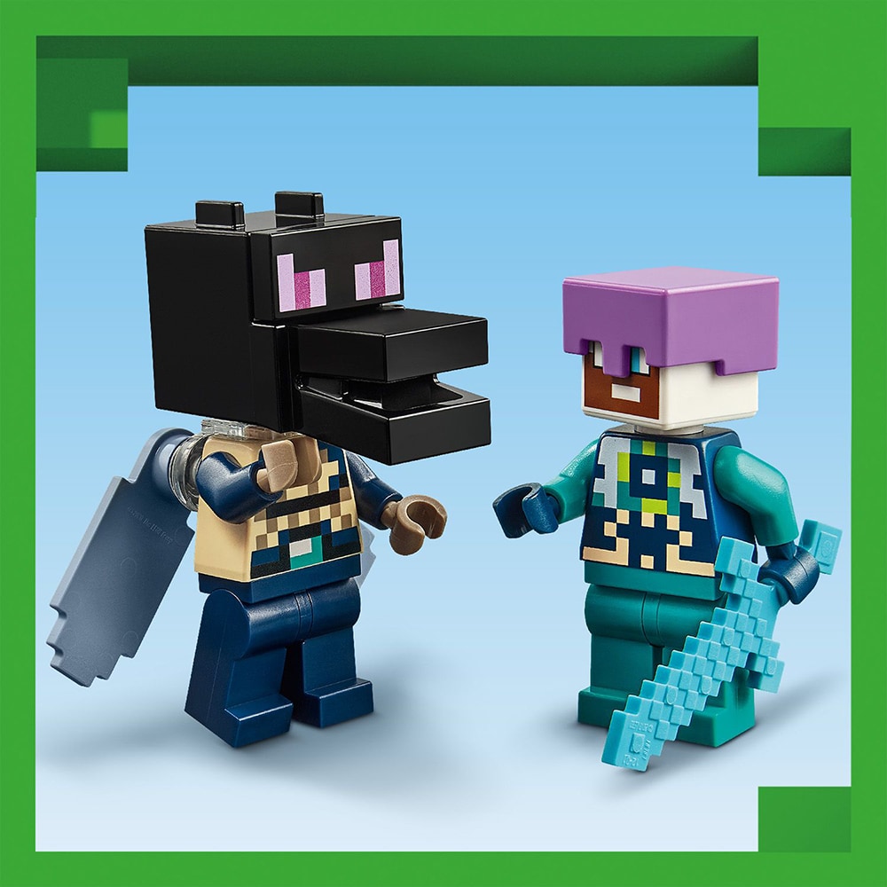 LEGO Minecraft: Dragon Ender si Corabia din End 21264, 8 ani+, 657 piese