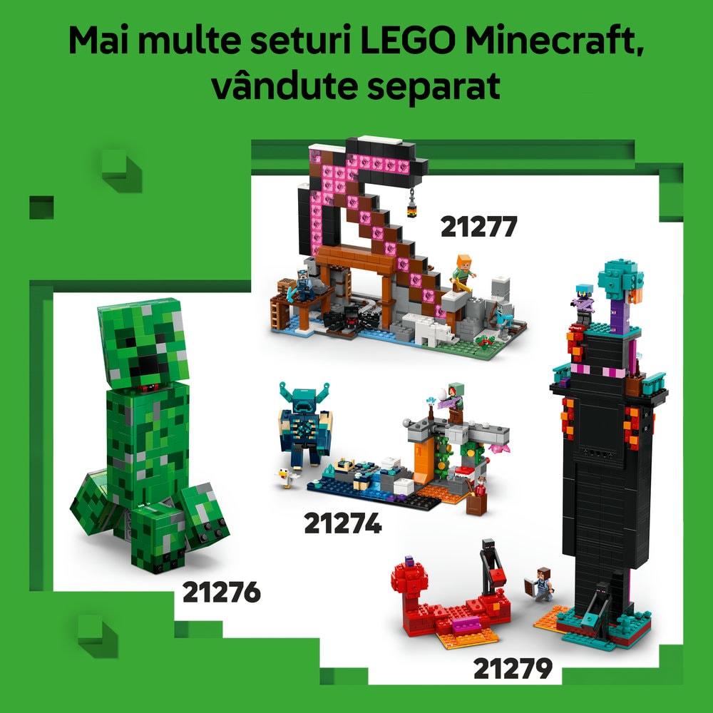 LEGO Minecraft: Calendar de advent 2025 21280, 7 ani+, 300 piese