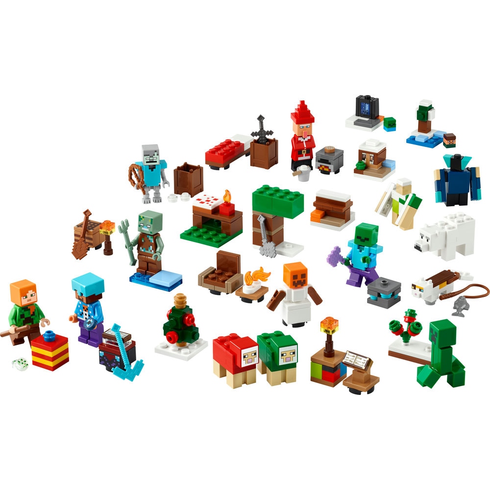 LEGO Minecraft: Calendar de advent 2025 21280, 7 ani+, 300 piese