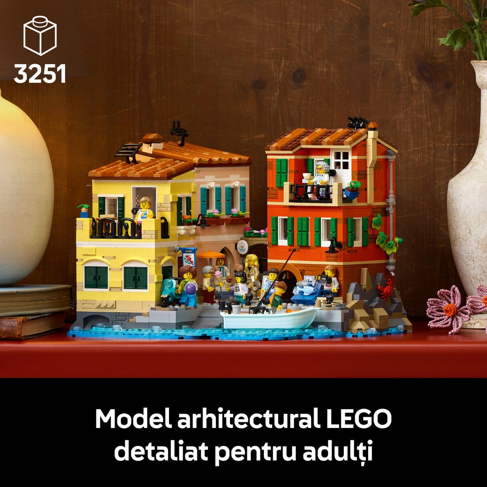 LEGO Ideas: Riviera italiana 21359, 18 ani+, 3251 piese