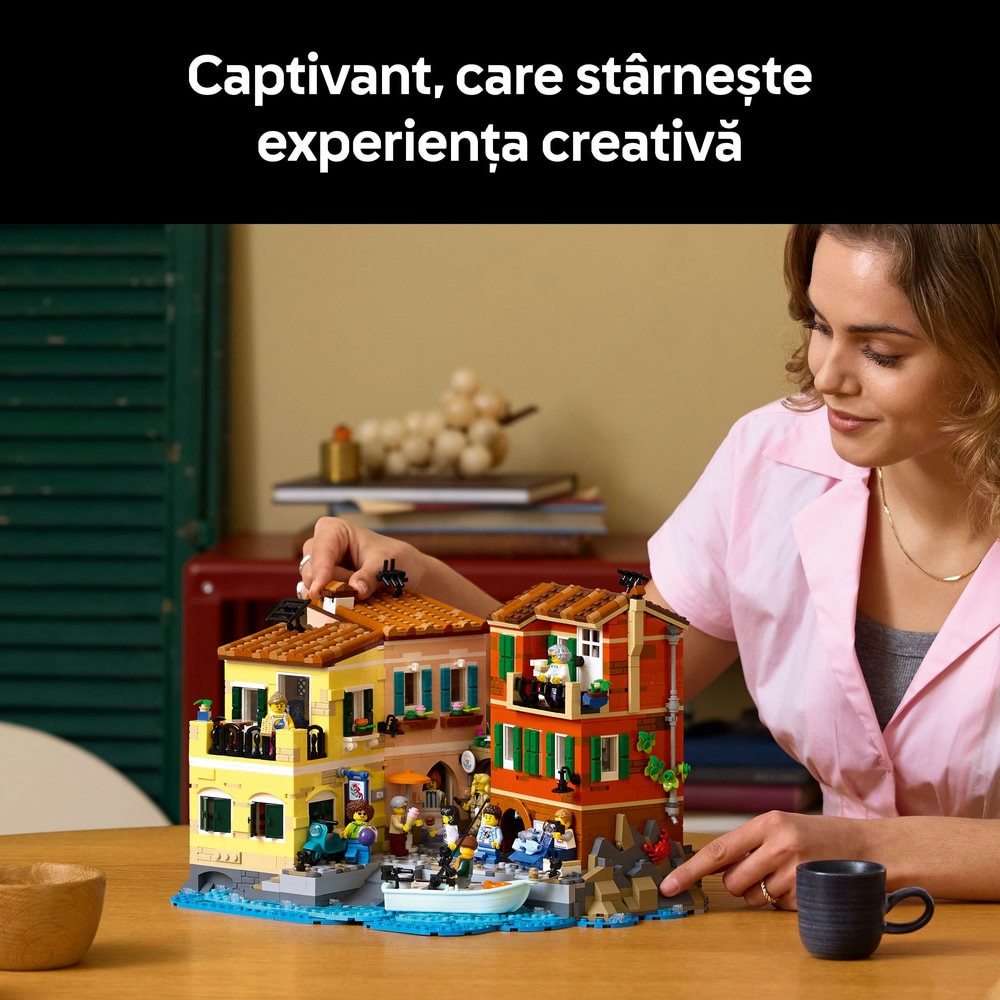 LEGO Ideas: Riviera italiana 21359, 18 ani+, 3251 piese