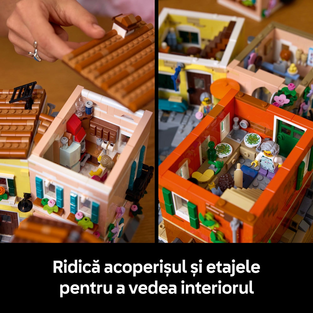 LEGO Ideas: Riviera italiana 21359, 18 ani+, 3251 piese