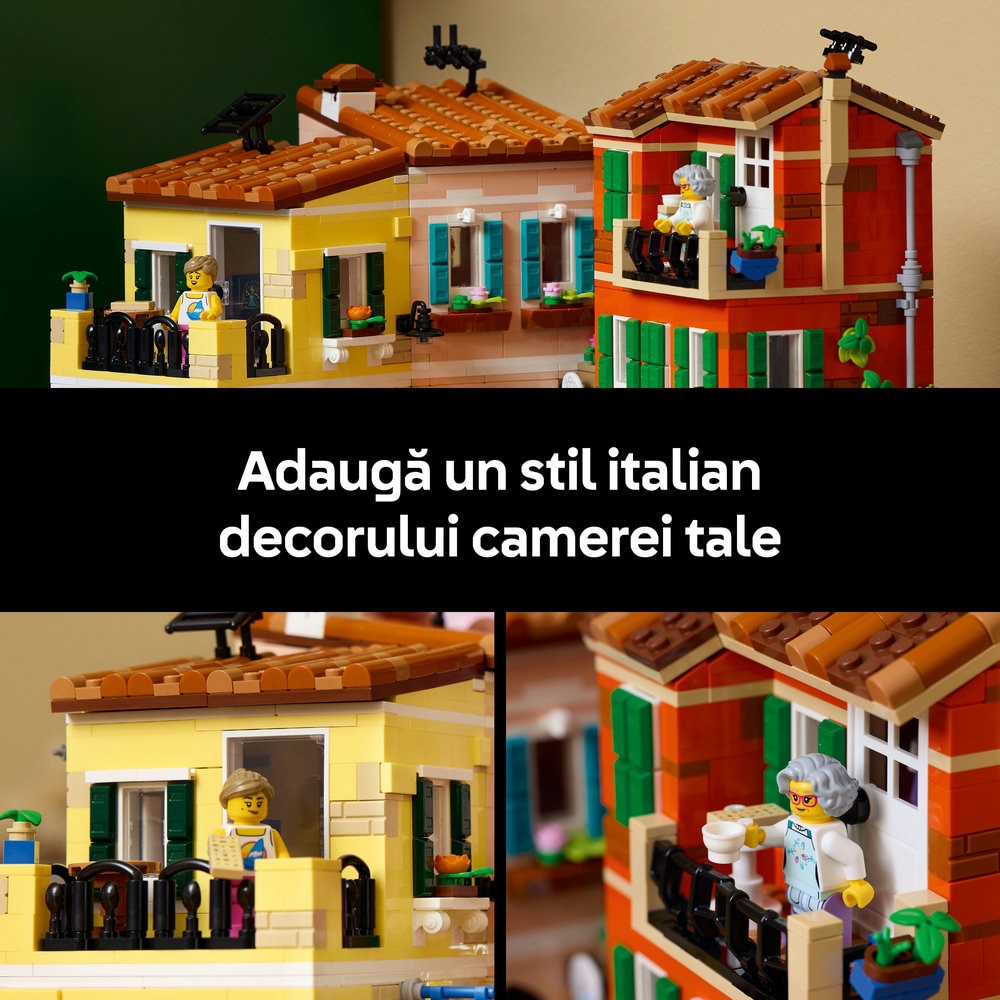 LEGO Ideas: Riviera italiana 21359, 18 ani+, 3251 piese