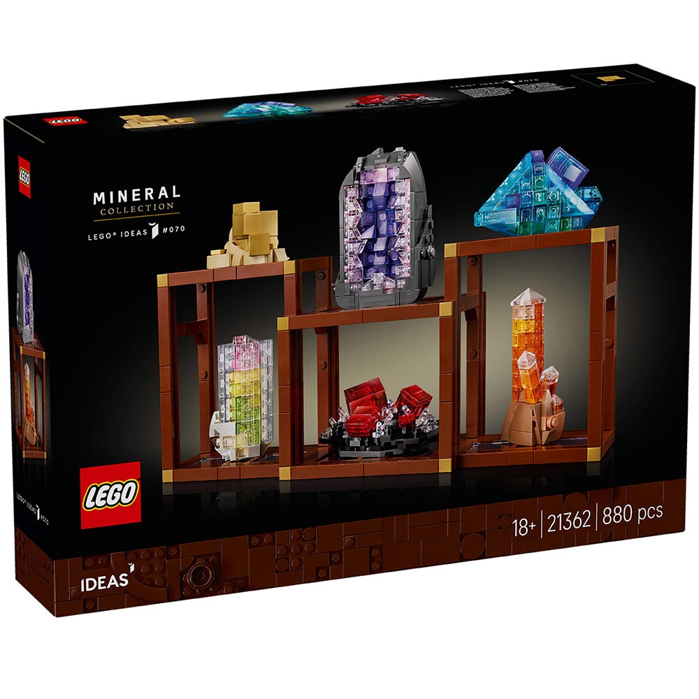 LEGO Ideas: Colectia minerala 21362, 18 ani+, 880 piese