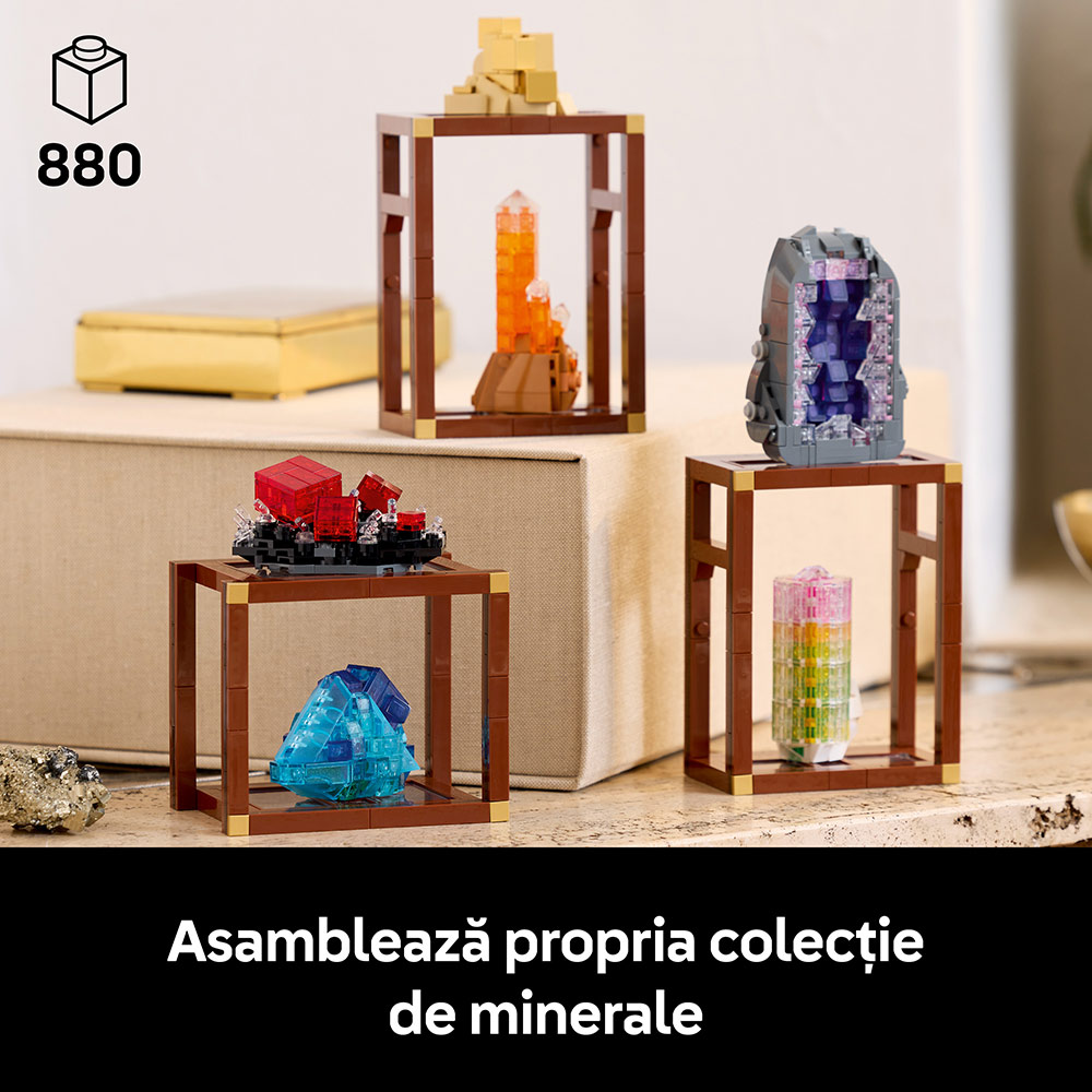 LEGO Ideas: Colectia minerala 21362, 18 ani+, 880 piese