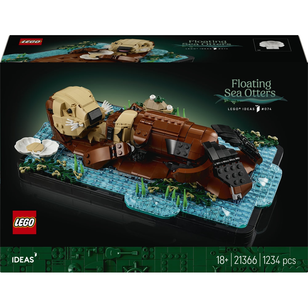 LEGO Ideas: Vidre plutind pe apa 21366, 18 ani+, 1234 piese