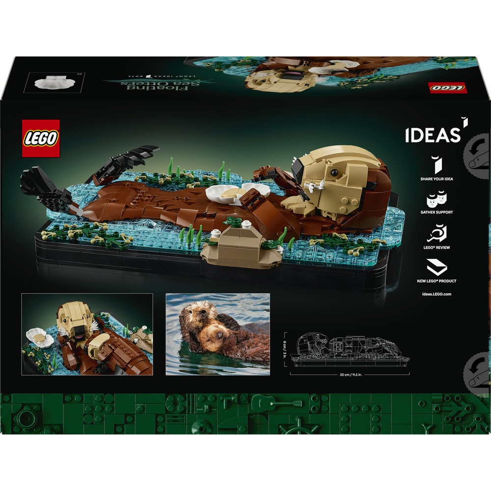 LEGO Ideas: Vidre plutind pe apa 21366, 18 ani+, 1234 piese