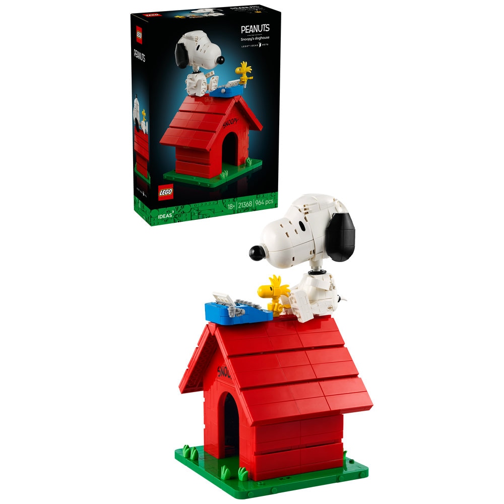 LEGO Ideas: Peanuts - Casuta lui Snoopy 21368, 18 ani+, 964 piese