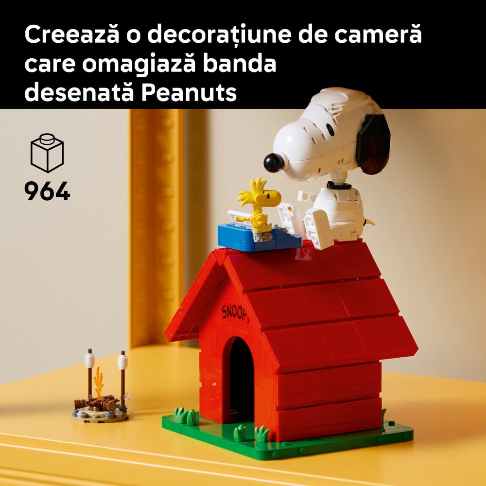 LEGO Ideas: Peanuts - Casuta lui Snoopy 21368, 18 ani+, 964 piese