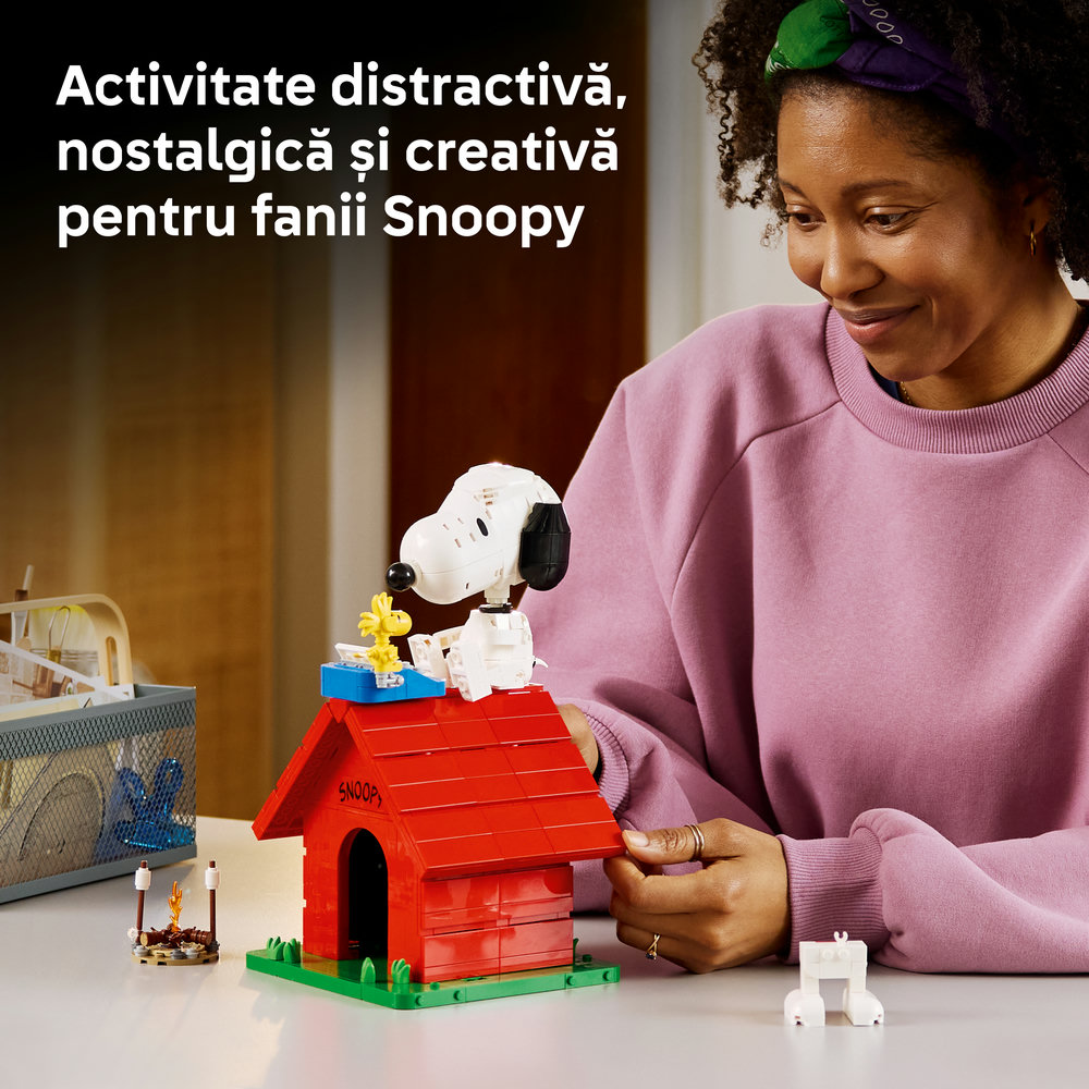 LEGO Ideas: Peanuts - Casuta lui Snoopy 21368, 18 ani+, 964 piese