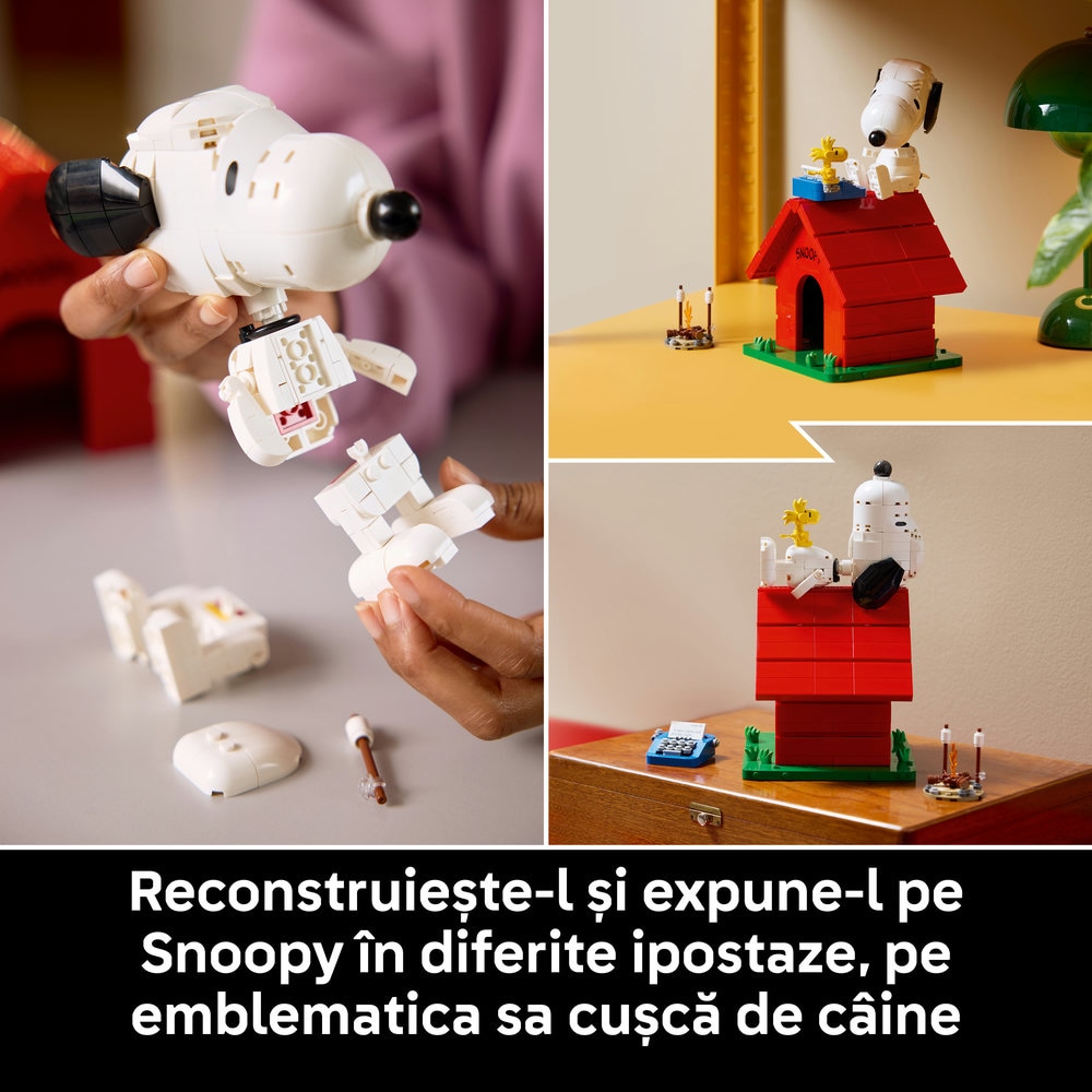 LEGO Ideas: Peanuts - Casuta lui Snoopy 21368, 18 ani+, 964 piese