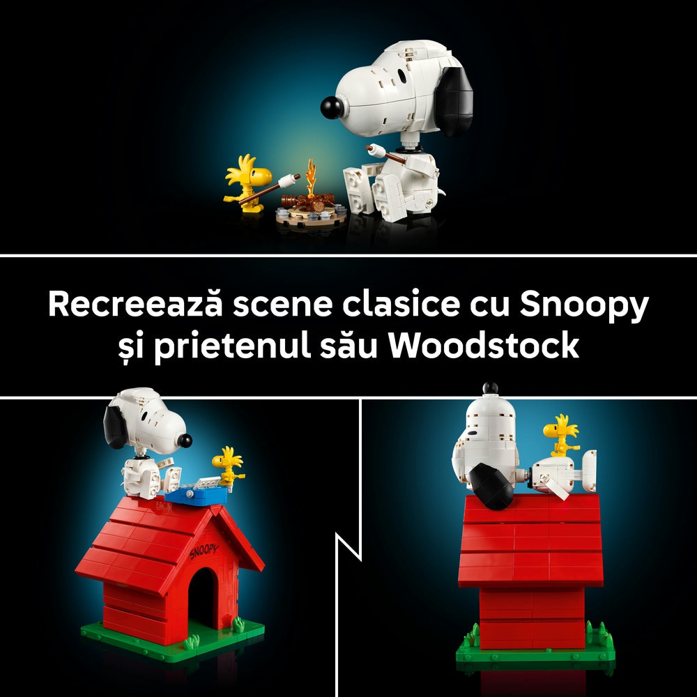 LEGO Ideas: Peanuts - Casuta lui Snoopy 21368, 18 ani+, 964 piese