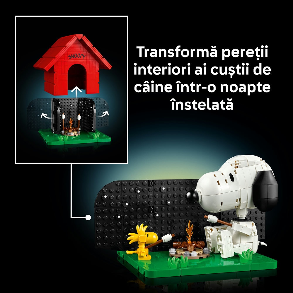 LEGO Ideas: Peanuts - Casuta lui Snoopy 21368, 18 ani+, 964 piese