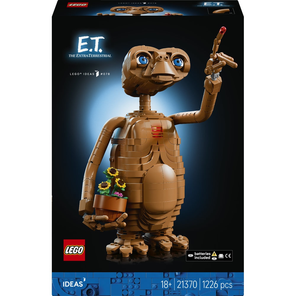 LEGO Ideas: E.T. the Extra-Terrestrial 21370, 18 ani+, 1226 piese