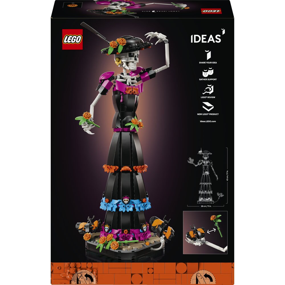 LEGO Ideas: La Catrina 21372, 18 ani+, 1212 piese