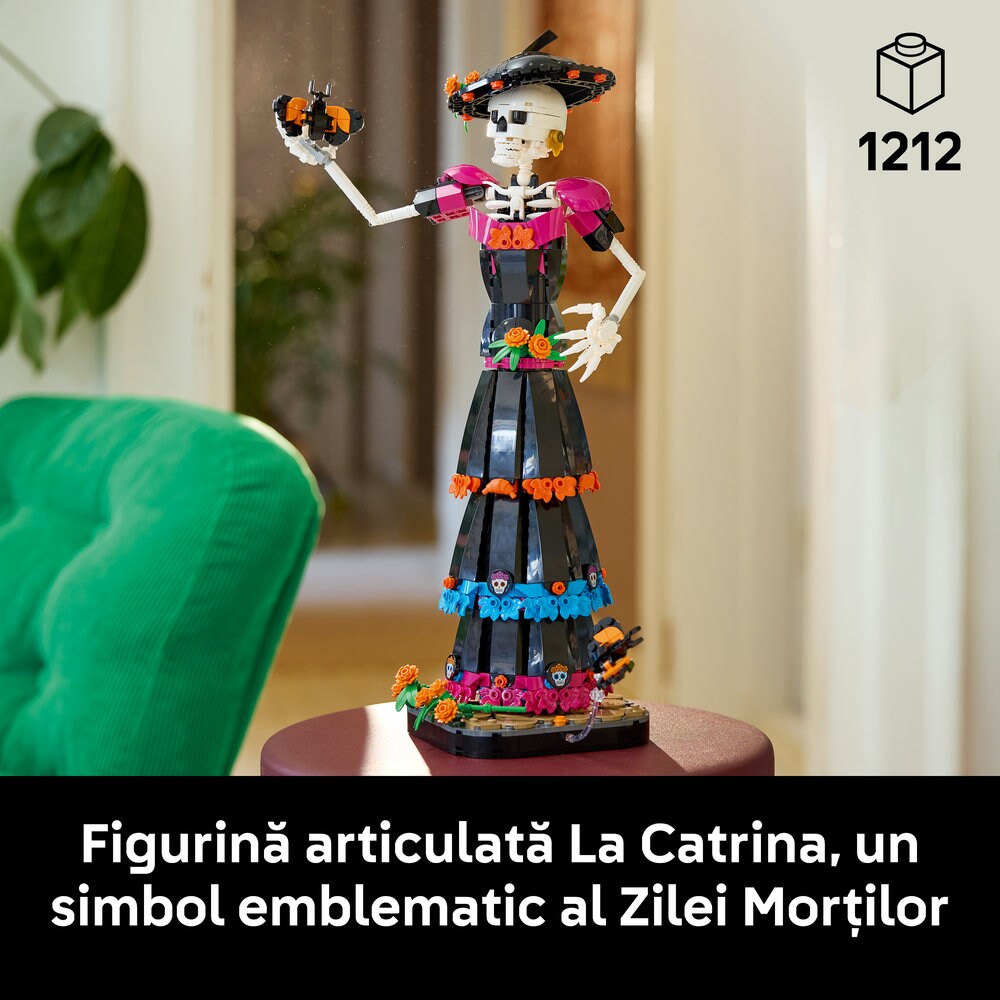 LEGO Ideas: La Catrina 21372, 18 ani+, 1212 piese