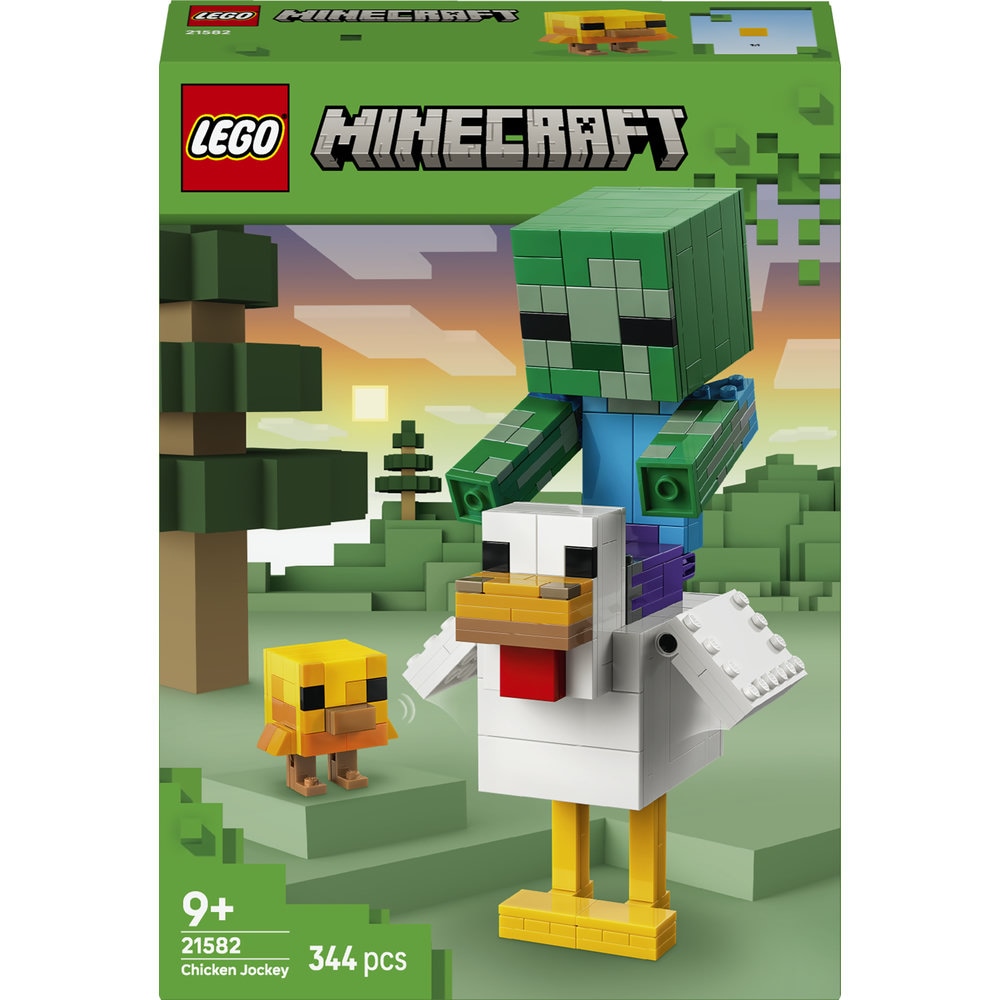 LEGO Minecraft: Jocheu de gaini 21582, 9 ani+, 344 piese