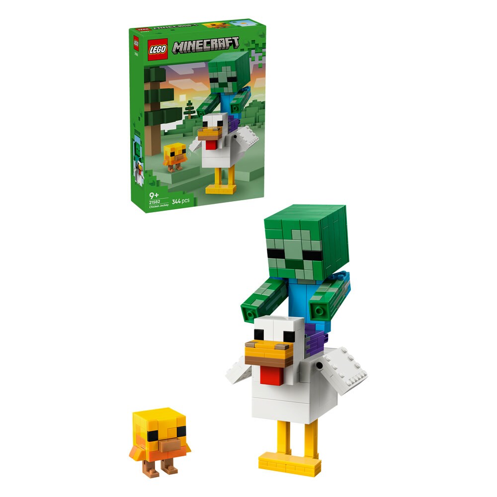 LEGO Minecraft: Jocheu de gaini 21582, 9 ani+, 344 piese