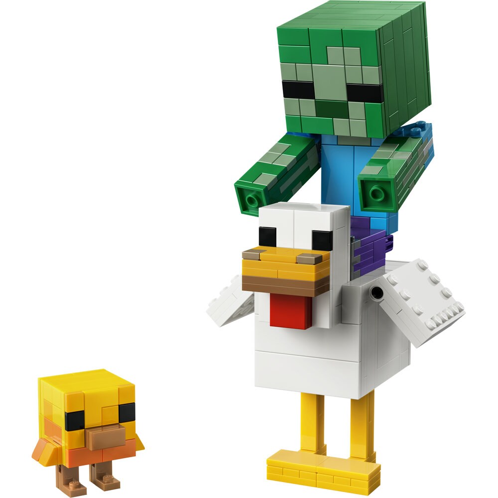 LEGO Minecraft: Jocheu de gaini 21582, 9 ani+, 344 piese