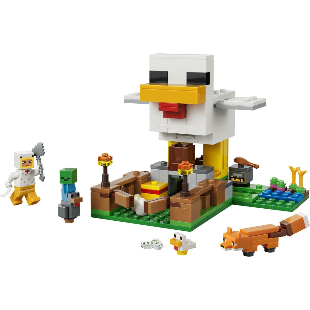 LEGO Minecraft: Ferma de pui 21585, 7 ani+, 233 piese