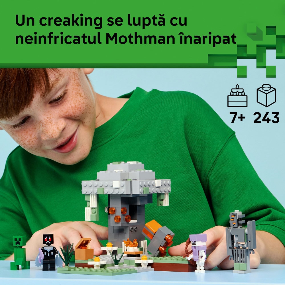 LEGO Minecraft: Gradina Palida 21586, 7 ani+, 243 piese