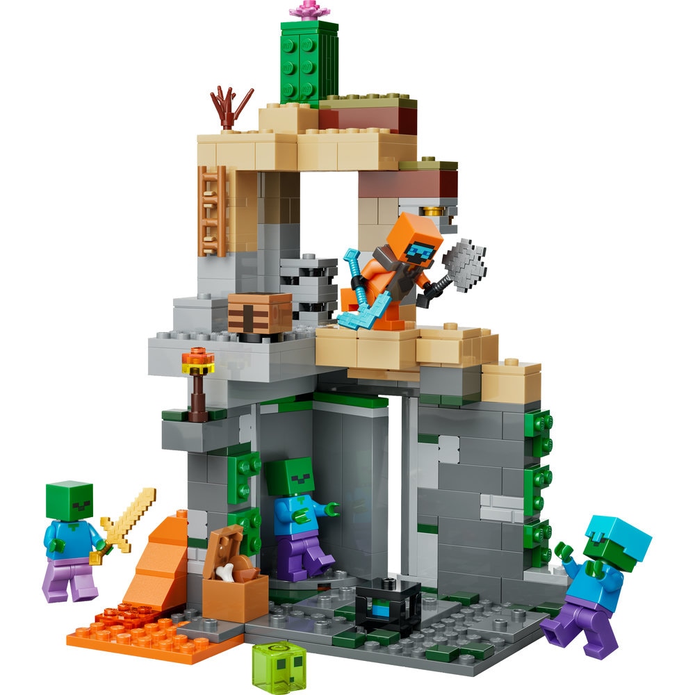 LEGO Minecraft: Temnita cu zombi 21587, 8 ani+, 284 piese