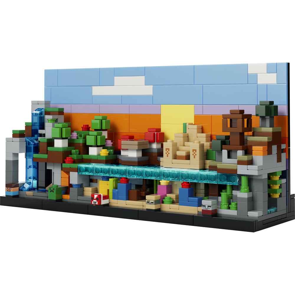 LEGO Minecraft: Minibiomuri 21589, 12 ani+, 797 piese